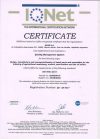 Certificado IQNet ISO 90012015 Válido 20220830